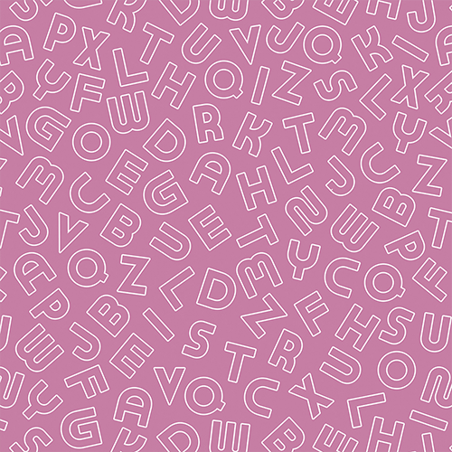 Adesivo Papel de Parede - Letras Infantil